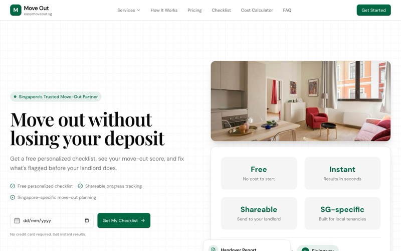 EasyMoveOut website