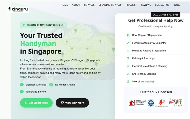 Fixinguru website